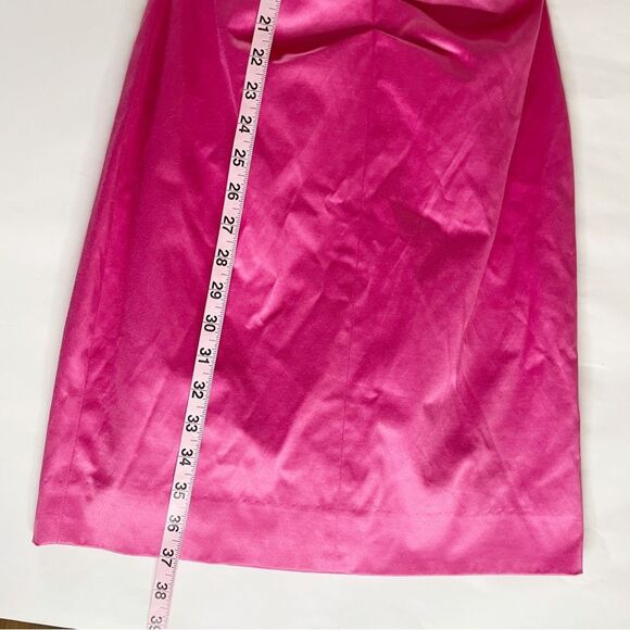 Y2K Vtg Betsey Johnson hot pink satin halter top mini dress 2 women’s - Picture 13 of 13